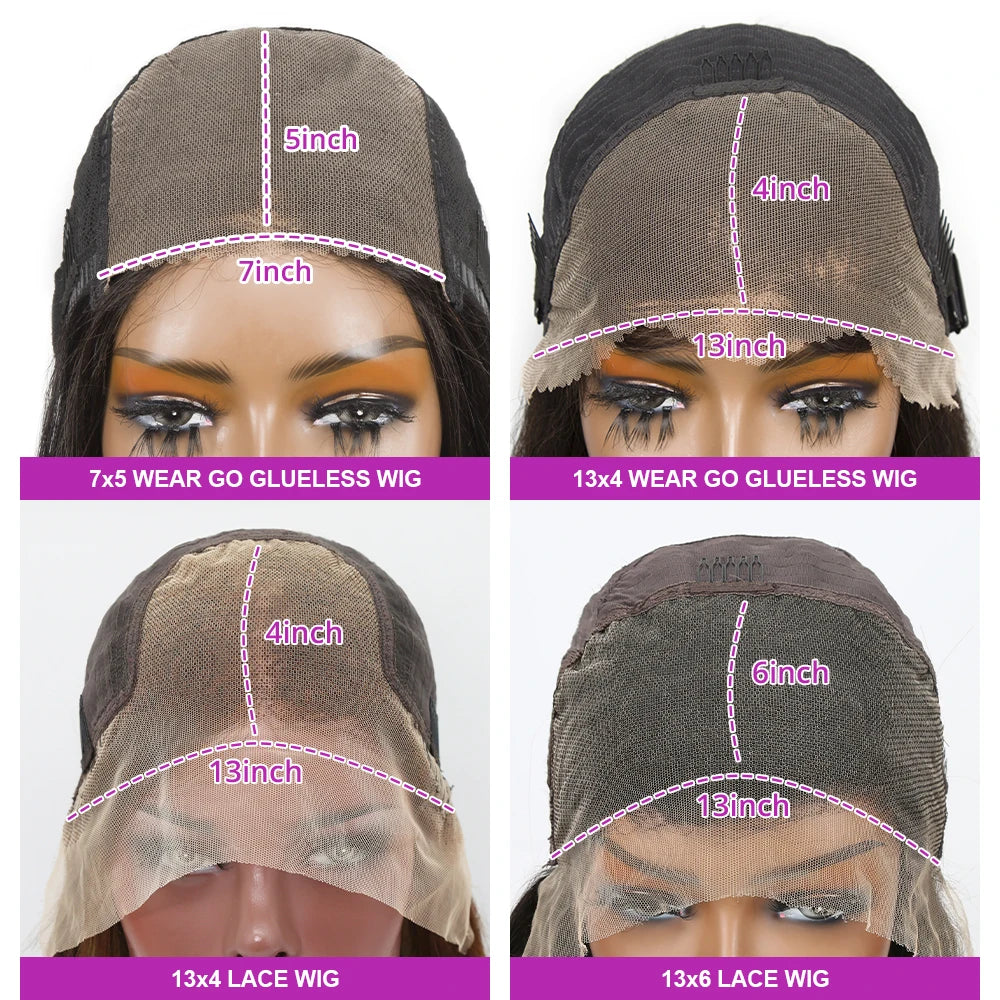 Short Bob Wig Human Hair 13x6 13x4 HD Lace Frontal Deep Wave Wig 7x5 Glueless Wig Curly Lace Front Wig PrePlucked For Women Pre