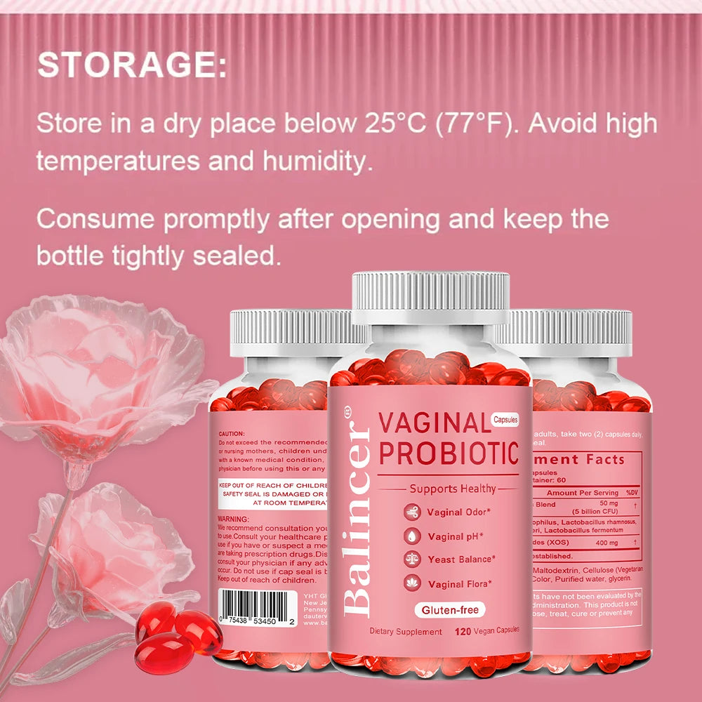 Probiotics for Women - Promotes Vaginal, Intestinal, Immune and Overall Women's Health, Aids The Digestive System