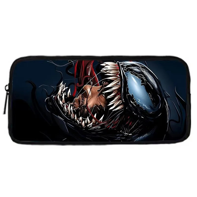 Marvels V-venoms Child School Backpack with Lunch Bags ,Pencil Bags ,School Bags for Boys Girls Best Gift XHOO1-BD-102-A2