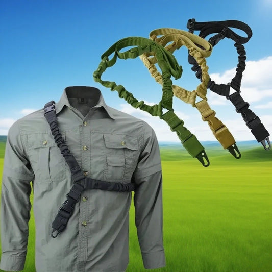 2025 Outdoor Tactical Harness Single-Point CS Gun Rope Diagonal Safety Rope Unisex Camouflage Tactical Belt for Hunting Sports Badiee Stylez
