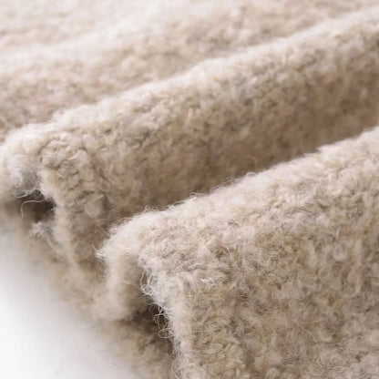 TRZA Women's Floral Button Knit Cardigan Sweater Lapel Collar Long Sleeve Chic Outerwear Fashion Top