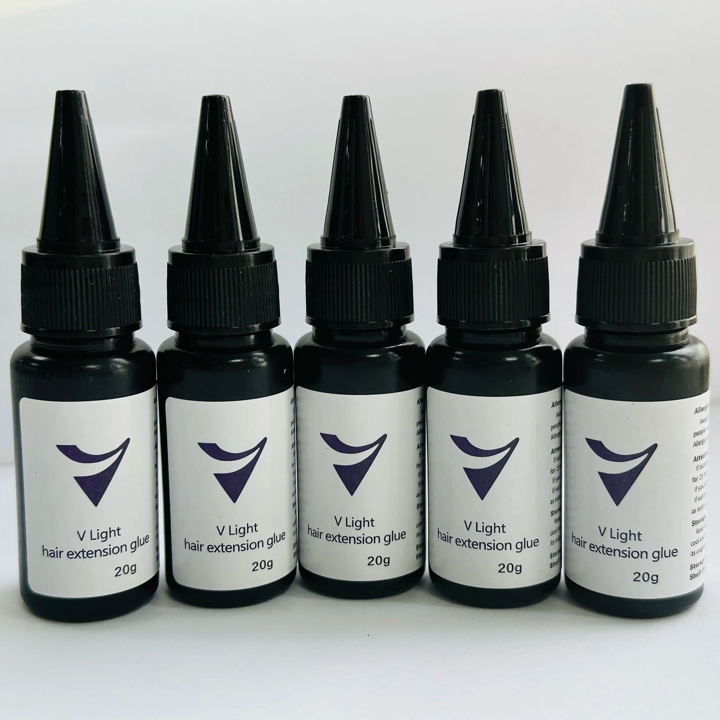 5/3/1PCV-Light Technology Hair Extension Clear Wig glue 20g V-light Traceless tool for tape Hair Extension Fast Grafting Tool