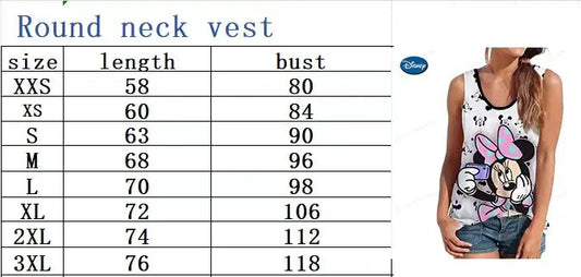 Women's Blouse black Shirts & Blouses Cartoon Snoopy Print Sleeveless Tops Loose V Neck Pulovers Summer Youthful Woman Clothes