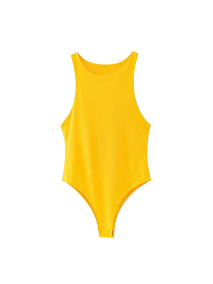 2025 summer solid sexy bodycon women bodysuits female 8 color green slim casual bodysuit chic lady club short playsuits femme