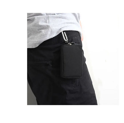 Japanese Style Casual Coin Pouch Nylon Cloth Mini Purse Waterproof Men Coin Purse Small Cute Wallet Cute Purse Clutch Bag