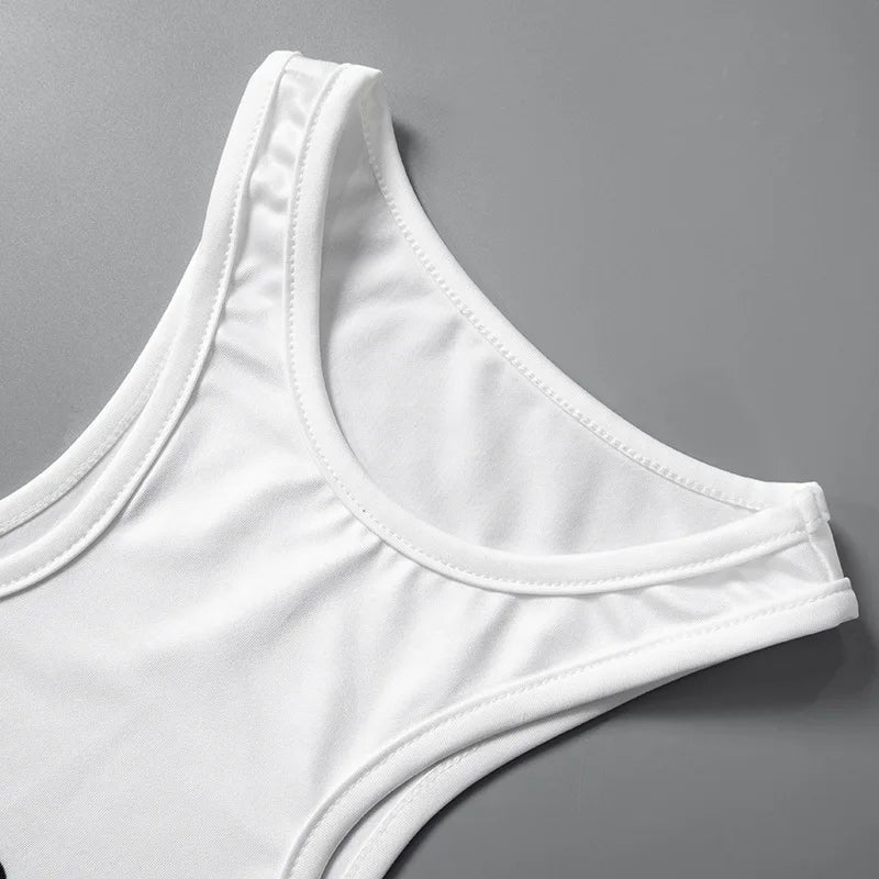 Simenual Punk Style Sleeveless Super Short Tanks Summer Vest Casual Women Sexy Grunge Letter Printed Streetwear Crop Tops Slim