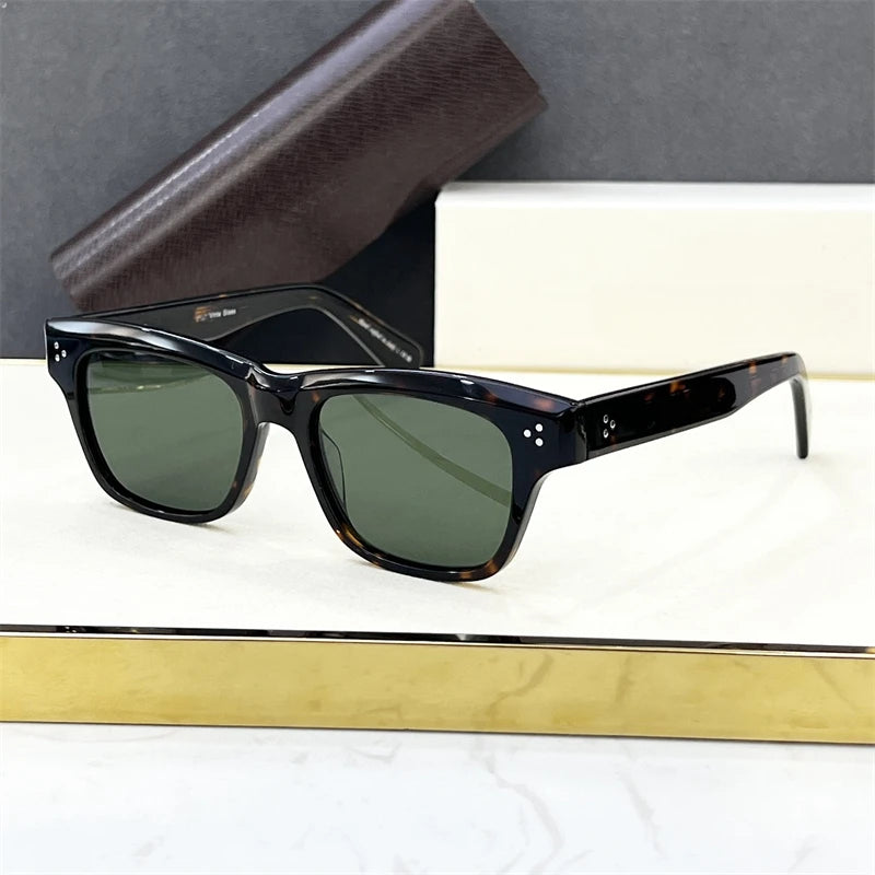 Famous Luxury Men's Sunglasses OV5524SU Square Acetate Female Women's Sunglasses BIRELL Outdoor oculos de sol masculino C1 As Picture