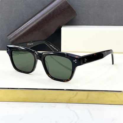 Famous Luxury Men's Sunglasses OV5524SU Square Acetate Female Women's Sunglasses BIRELL Outdoor oculos de sol masculino C1 As Picture