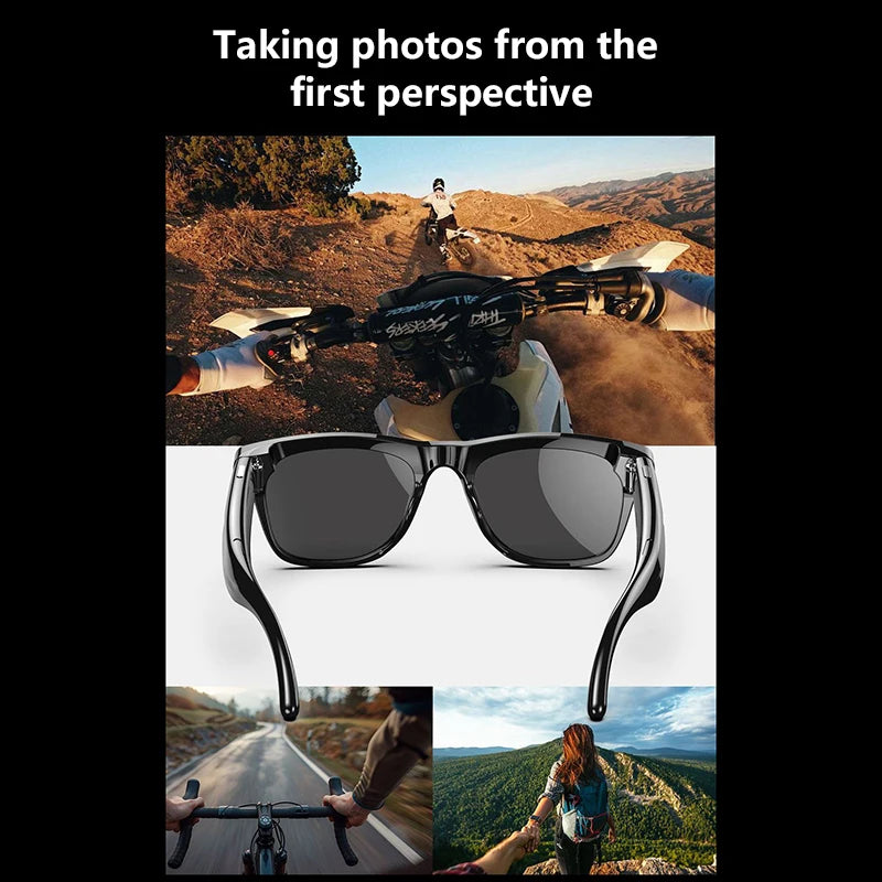 Xiaom 8K HD Smart Glasses Chat GPT 100MP Camera Bluetooth Call 260Mah Battery Voice Assistant Control Smart Glasses for Men Badiee Stylez