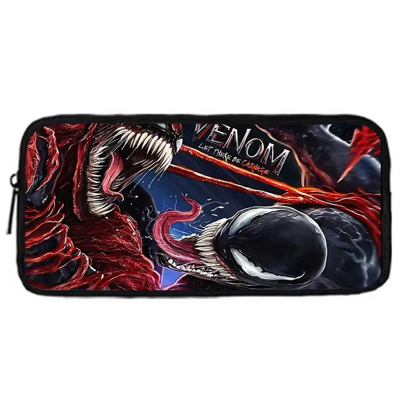 Marvels V-venoms Child School Backpack with Lunch Bags ,Pencil Bags ,School Bags for Boys Girls Best Gift XHOO1-BD-102-A7