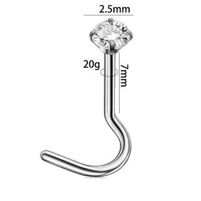 Dreamlee ASTM G23 Titanium Connector Chain For Nose Ring Hoop Clicker Cartilage Helix Body Piercing Jewelry Accessory E CHINA