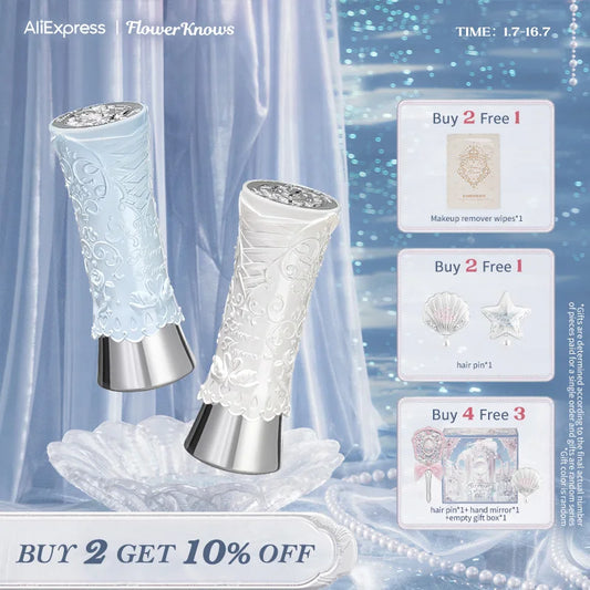 Flower Knows Swan Ballet Series Shine Lipstick