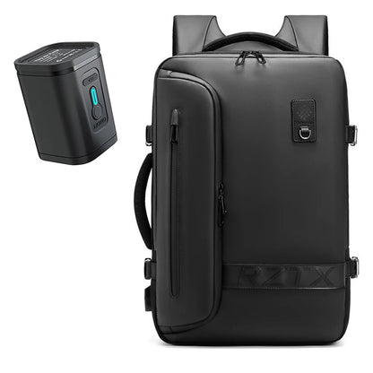 Travel Men Expanded Laptop Backpack vacuum compression hiking Backpack USB charging Business Large Capacity Backpack For Pumps Pumps