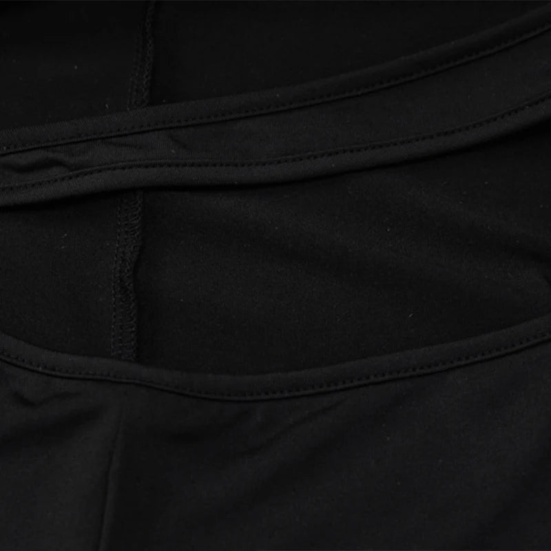 Women's Sexy Rompers Trendy Bodycon Irregular Hollow Out Holes Singel Sleeve Off Shoulder Y2k Playsuits Female Casual Streetwear