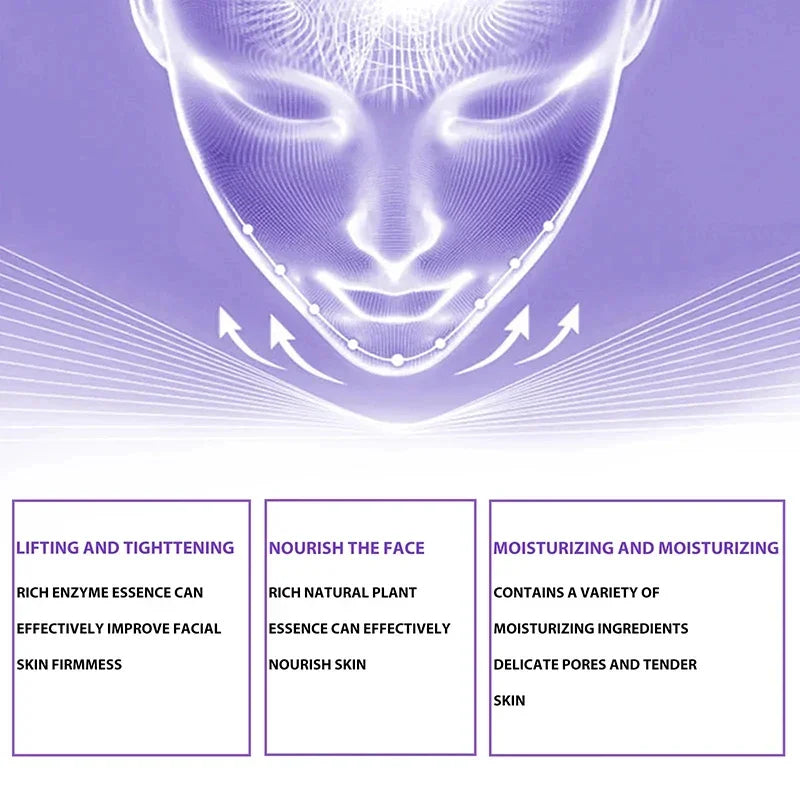 V Face Slimming Cream Enzyme Massage Cream Firm Face Lift To Remove Masseter Double Chin To Lighten Neck Line Fat Burning Cream