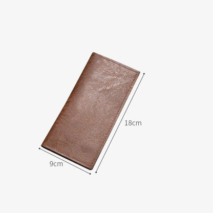 PU Leather Long Wallet For Men Durable Multiple Slots Men Card Holder Thin Soft Men Wallet Card Bag Large Banknote Money Purses