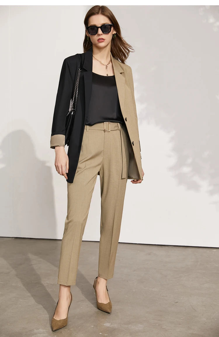 AMII Minimalism Sleeveless Top Women 2024 Summer New Camisole&Vest Office Lady Straight Chiffon Casual Female Clothing 12140330