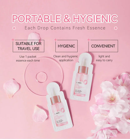 Sakura Whitening Face Serum Fade Fine Lines Anti Aging Tighten Pores Improve Melanin Pigment Dull Moisturizer Brighten Skin Care