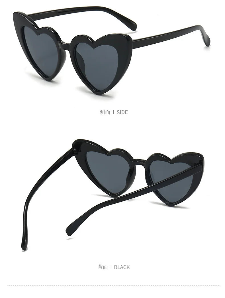 New Peach Heart Children's Frame Fashion Sunglasses Personality Boys and Girls Children's Glasses Sunglasses Outdoor Sunvisor