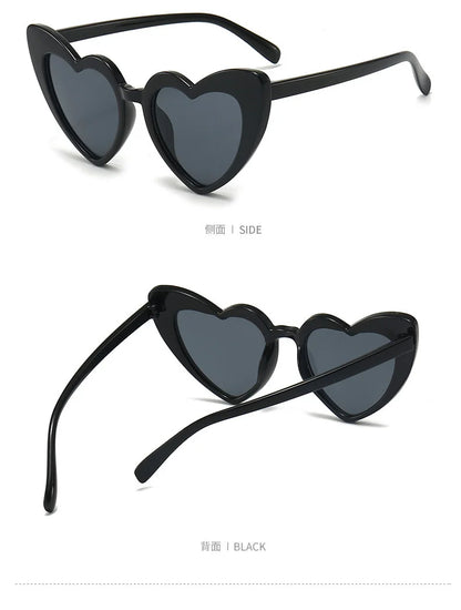 New Peach Heart Children's Frame Fashion Sunglasses Personality Boys and Girls Children's Glasses Sunglasses Outdoor Sunvisor