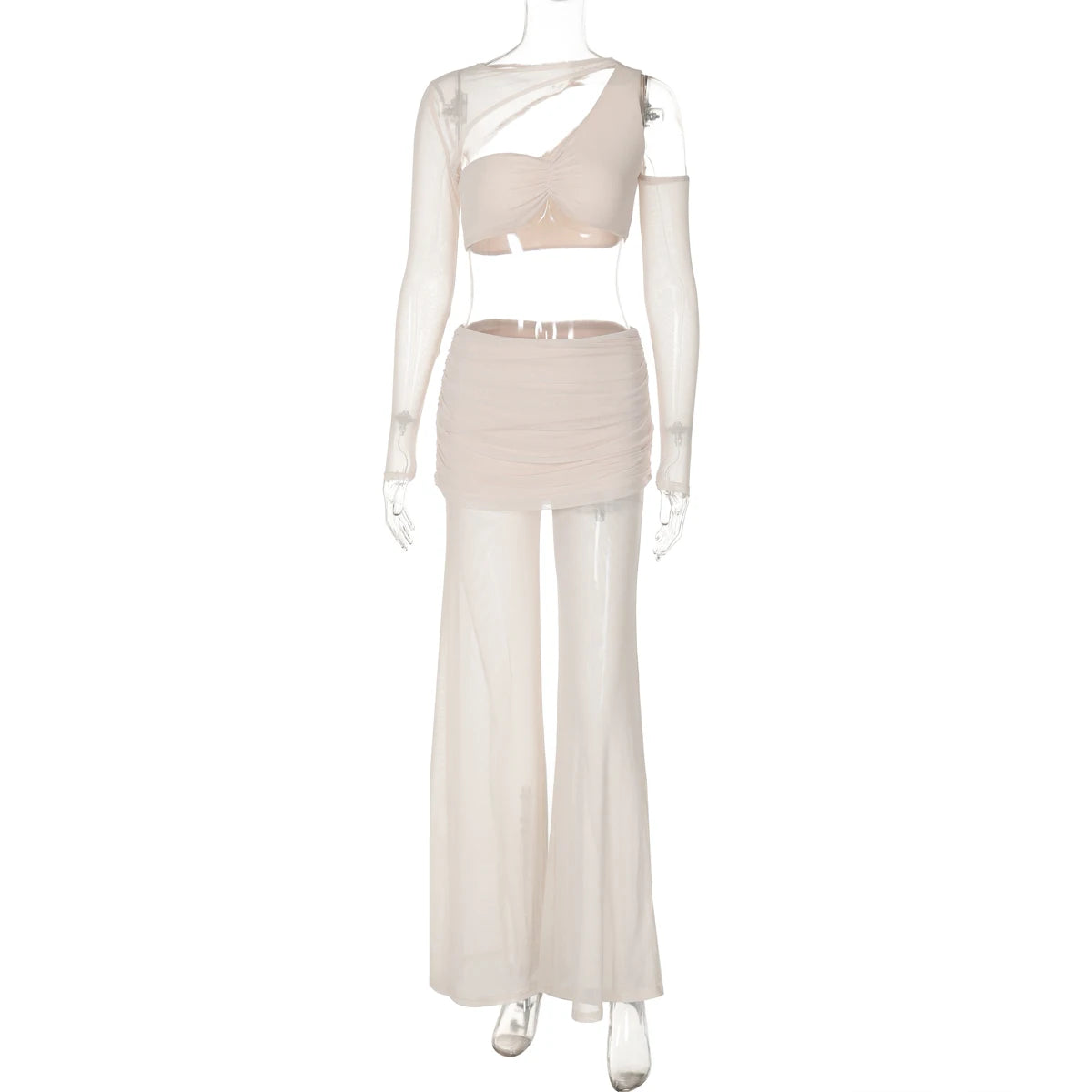 Hawthaw Women 2025 Spring Autumn Long Sleeve Crop Tops Long Pants Party Club Two Piece Sets Outfits Wholesale Items For Business