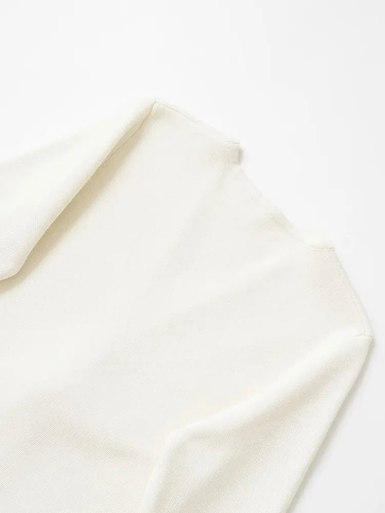 TRZA Women Fashion With Gold Button Knit Cardigan Sweater V Neck Long Sleeve Female Outerwear Chic Tops