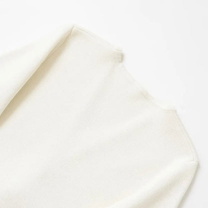 TRZA Women Fashion With Gold Button Knit Cardigan Sweater V Neck Long Sleeve Female Outerwear Chic Tops