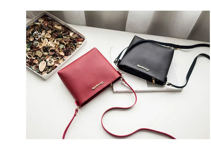 Fashion Solid Color Shoulder Bag Women Crossbody Bags Women PU Leather Woven Bag Mobile Phone Purse Mini Handbags hand bag