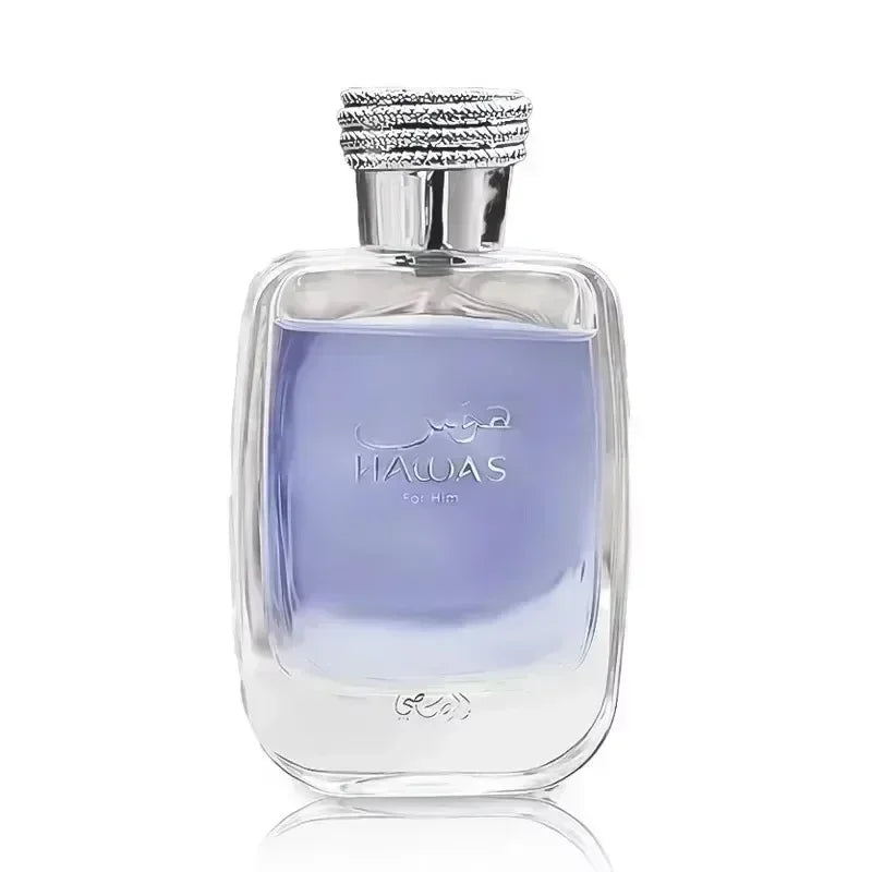 HAWAS for Him Eau De Parfum By Rasasi ORIGINAL | New Sealed 100ml 3.4OZ  Perfumes Importados Original Feminino Badiee Stylez