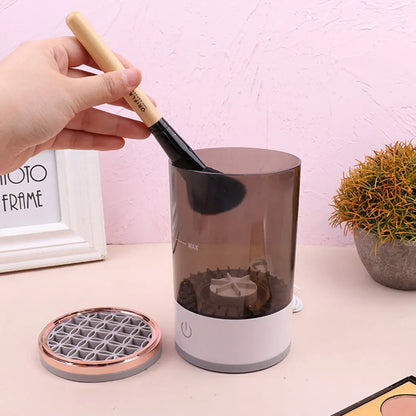 New Makeup Brush Cleaner Automatic Rotating Makeup Brush Cleaner  Electric Cosmetic Makeup Brush Rotary Washing Machine Badiee Stylez
