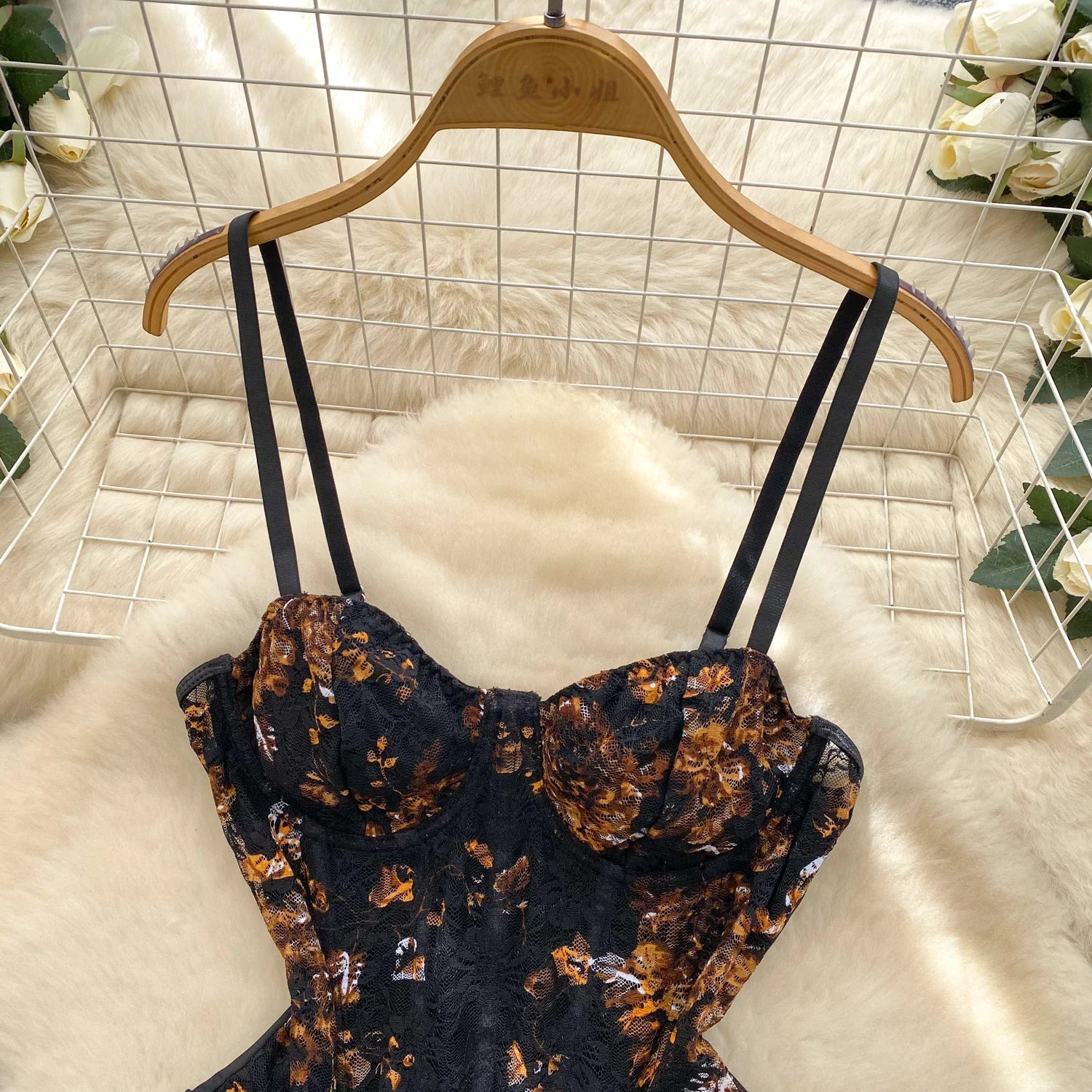 SINGREINY France Retro Straps Corset Bodysuits Lace Print Patchwork Rompers Female Senior Sexy Summer Slim Night Club Playsuits