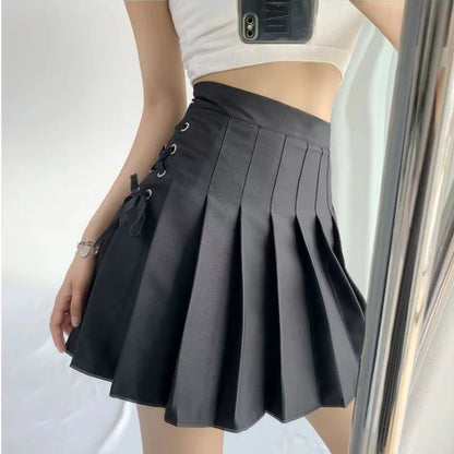 Fashion Clothes Women's College Style Short Skirt Versatile Chic Pleated Skirt High Waist Female Student Small Fresh Mini Skirt Badiee Stylez