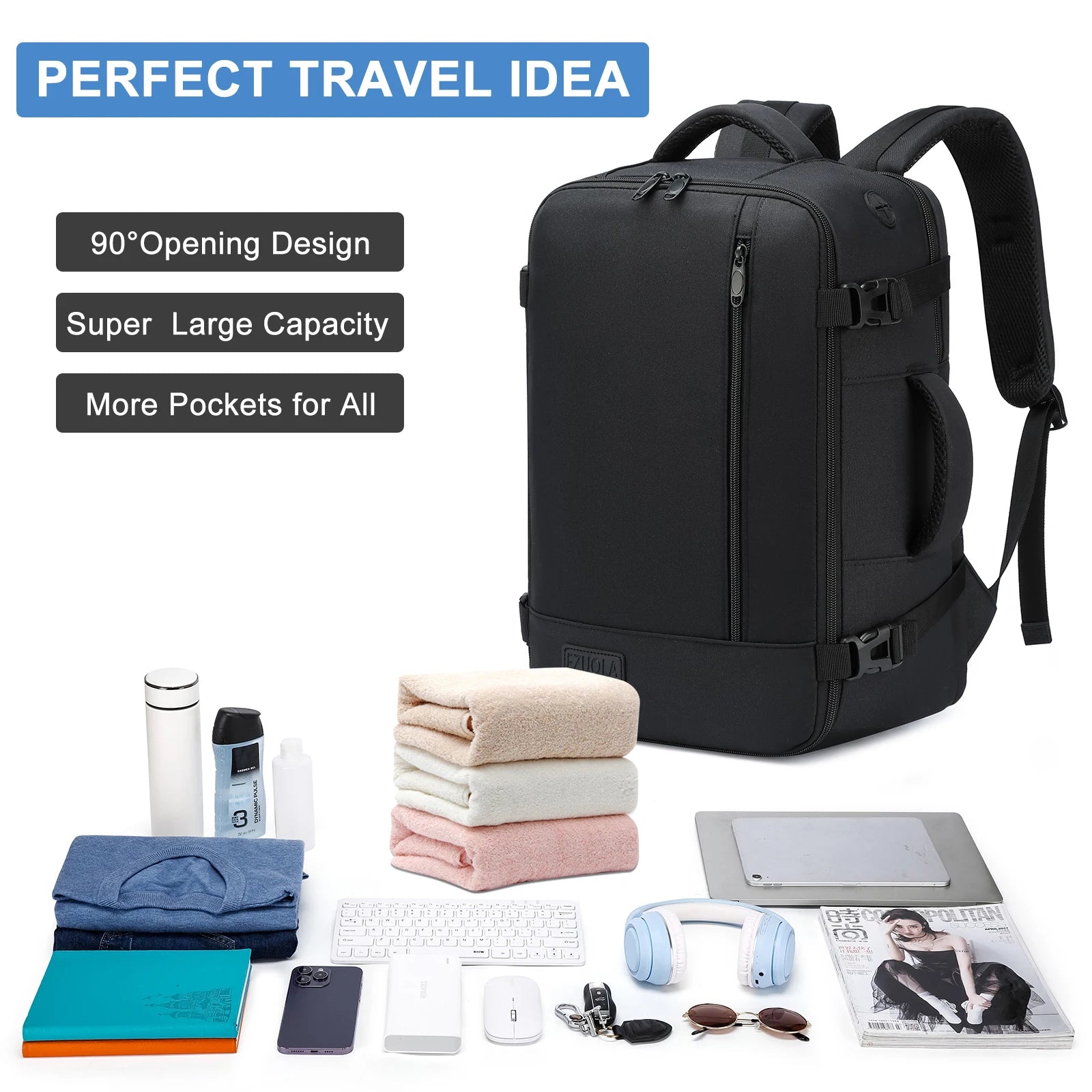 travel backpacks 40x20x25 ryanair Hand luggage with laptop compartment portable luggage students business people school cabinbag
