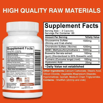 Joint Support Capsules Supplement - Arthritis Relief, Relieves Joint Pain, for Joint Health, Enhances Immunity & Muscle Health