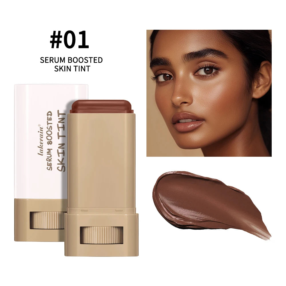 Beauty Balm Serum Boosted Skin Tint Foundation Stick Smooth Plumper Hight Coverage Travel Bronze Foundation Makeup Color 1