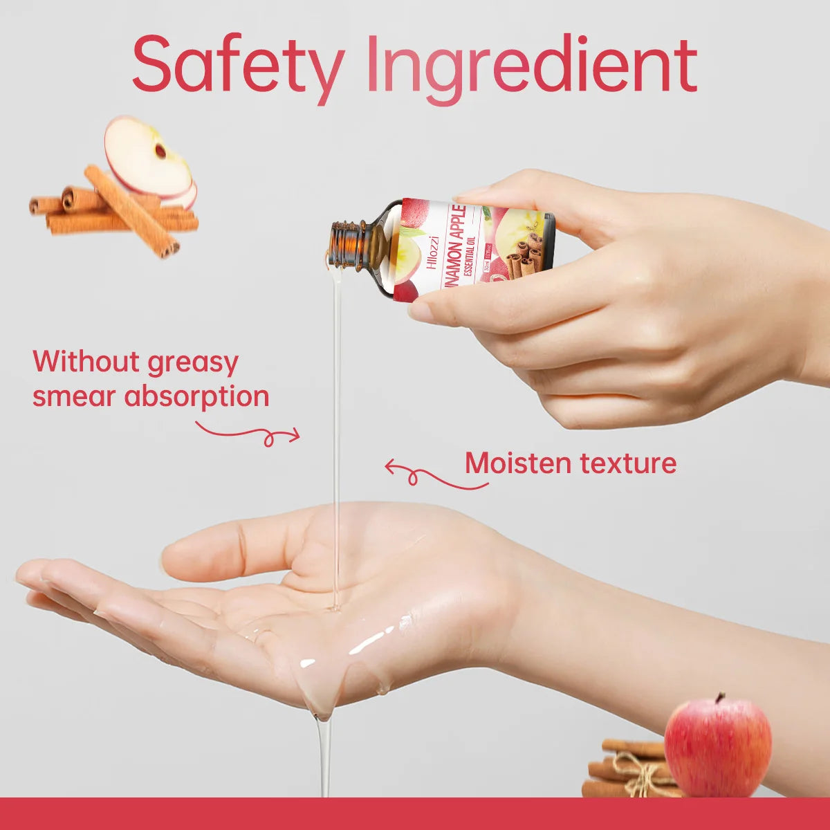 30ml Cinnamon Apple Essential Oil Pure Plant Essential Oil Multi-purpose Aromatherapy Diffuser Humidifier Soap Fruit Essential