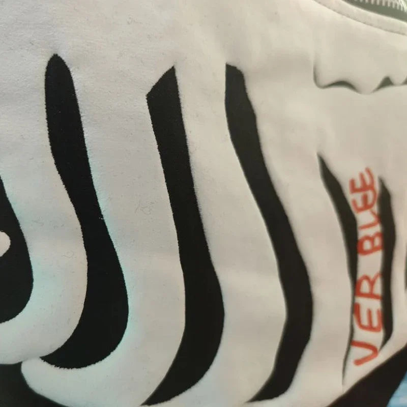 Y2K Gothic Butterfly Print Zip Up Women Hoodies 2025 Winter Grunge Skeleton Sweatshirt Casual Hooded Jacket Streetwear Hoodie