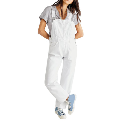 2023 Summer Black Jumpsuit Women Loose Dungarees Overalls Wide Leg Women Long Jumpsuit Ladies Overalls For Women A type 4