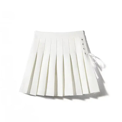 Fashion Clothes Women's College Style Short Skirt Versatile Chic Pleated Skirt High Waist Female Student Small Fresh Mini Skirt Badiee Stylez