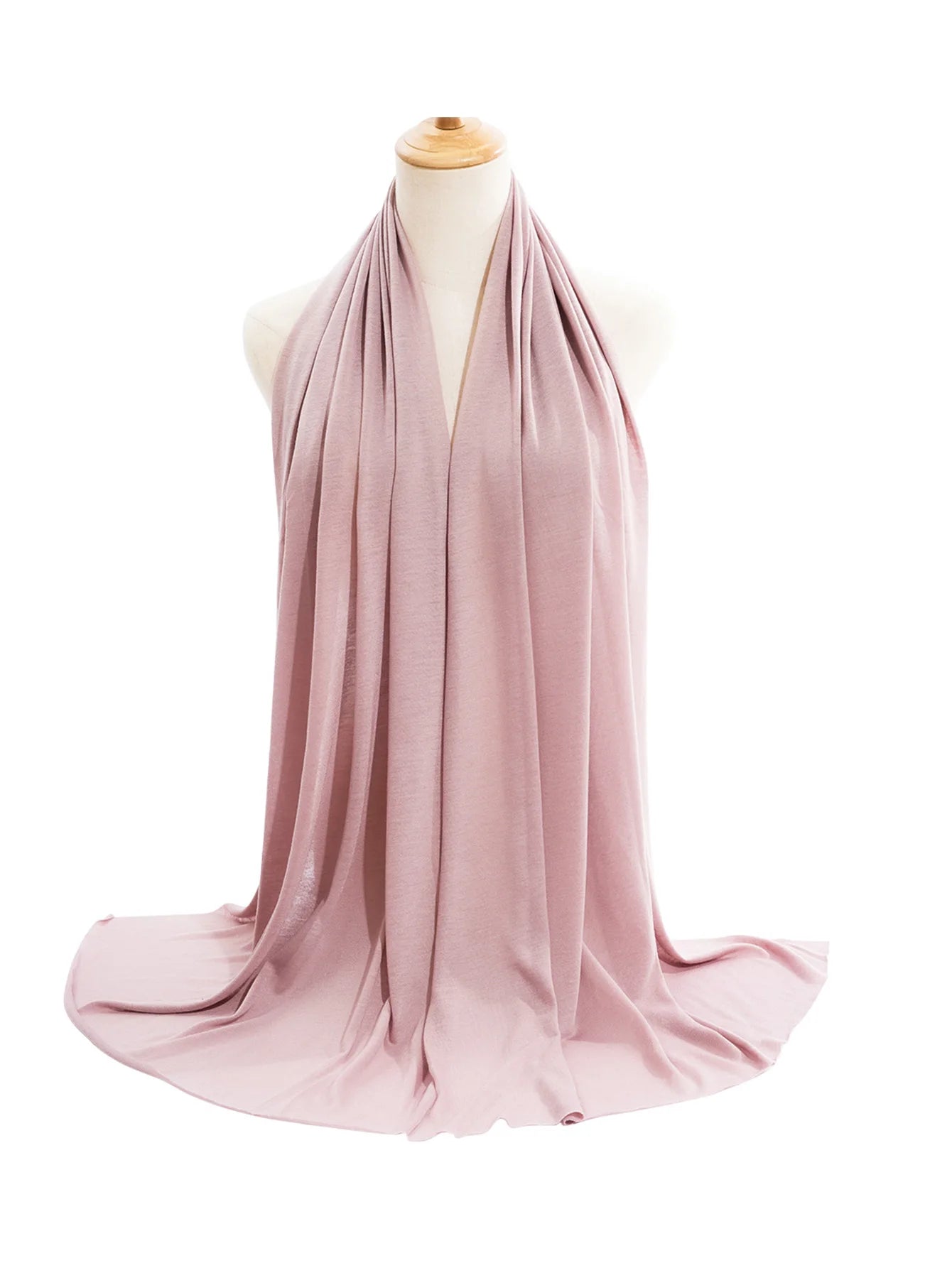 Hot selling stretch jersey turban african headband solid color super soft extra long breathable headband for women