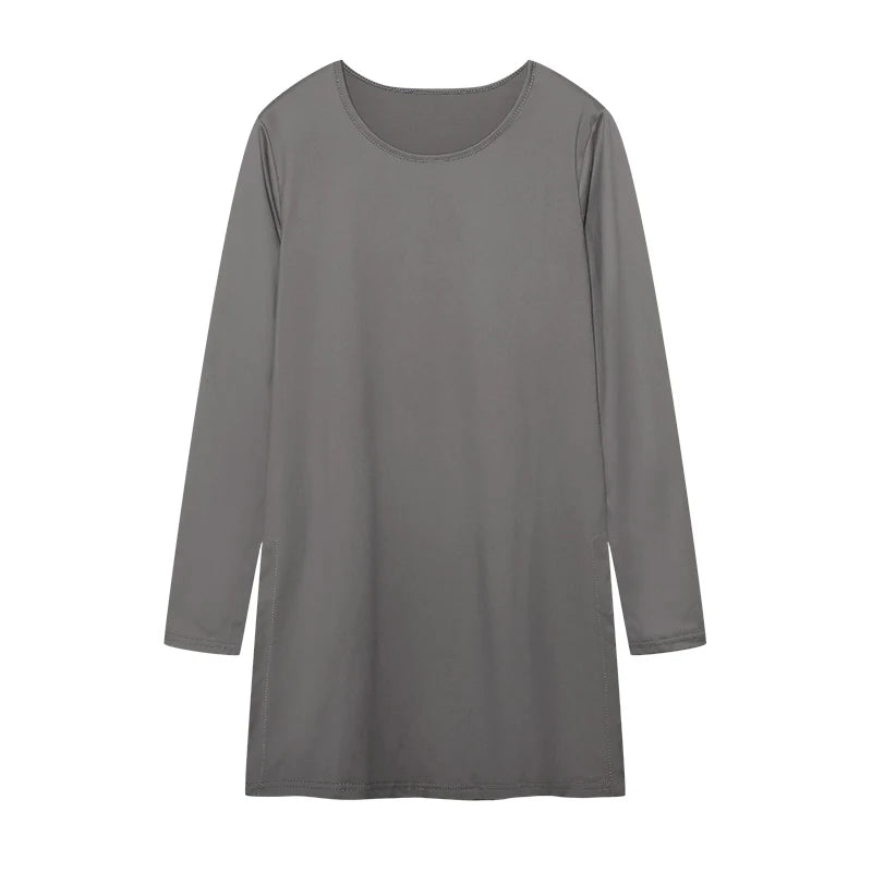 2023 Cross border Foreign Trade Europe and America Spring and Autumn New Children's Long Sleeve Slim Fit Slim Split Long T-shirt