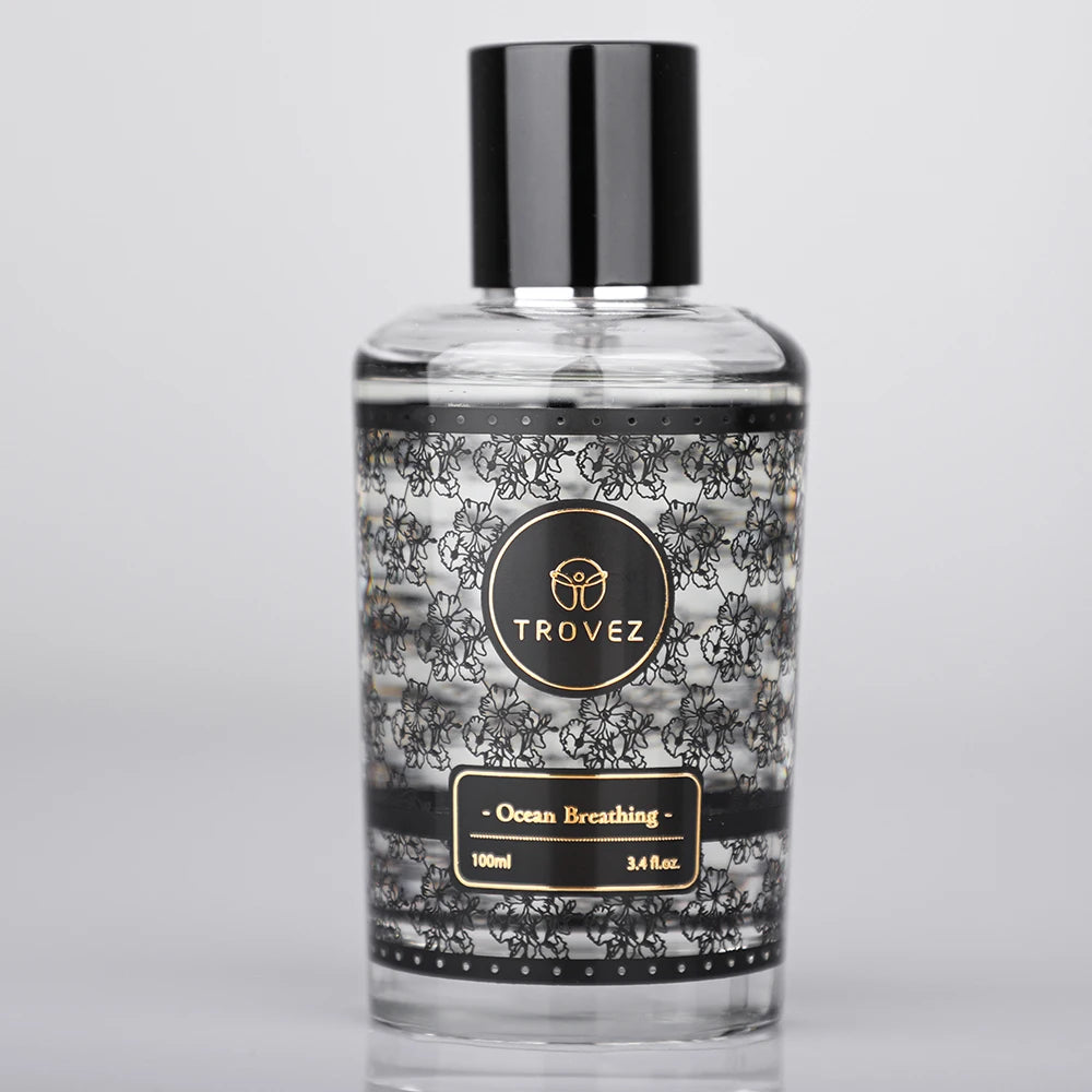 TROVEZ Ocean Breathing 100ml Perfume Elegant Fresh Fragrance Citrus Tone Unisex Perfume Long-lasting Scent Body Spray Scent Gift - Badiee Stylez