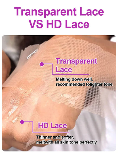 360 Full Lace Human Hair Wig Bone Straight Lace Front Wig 13x4 HD Transparent Lace Frontal Wig For Women Preplucked 250% Density Badiee Stylez