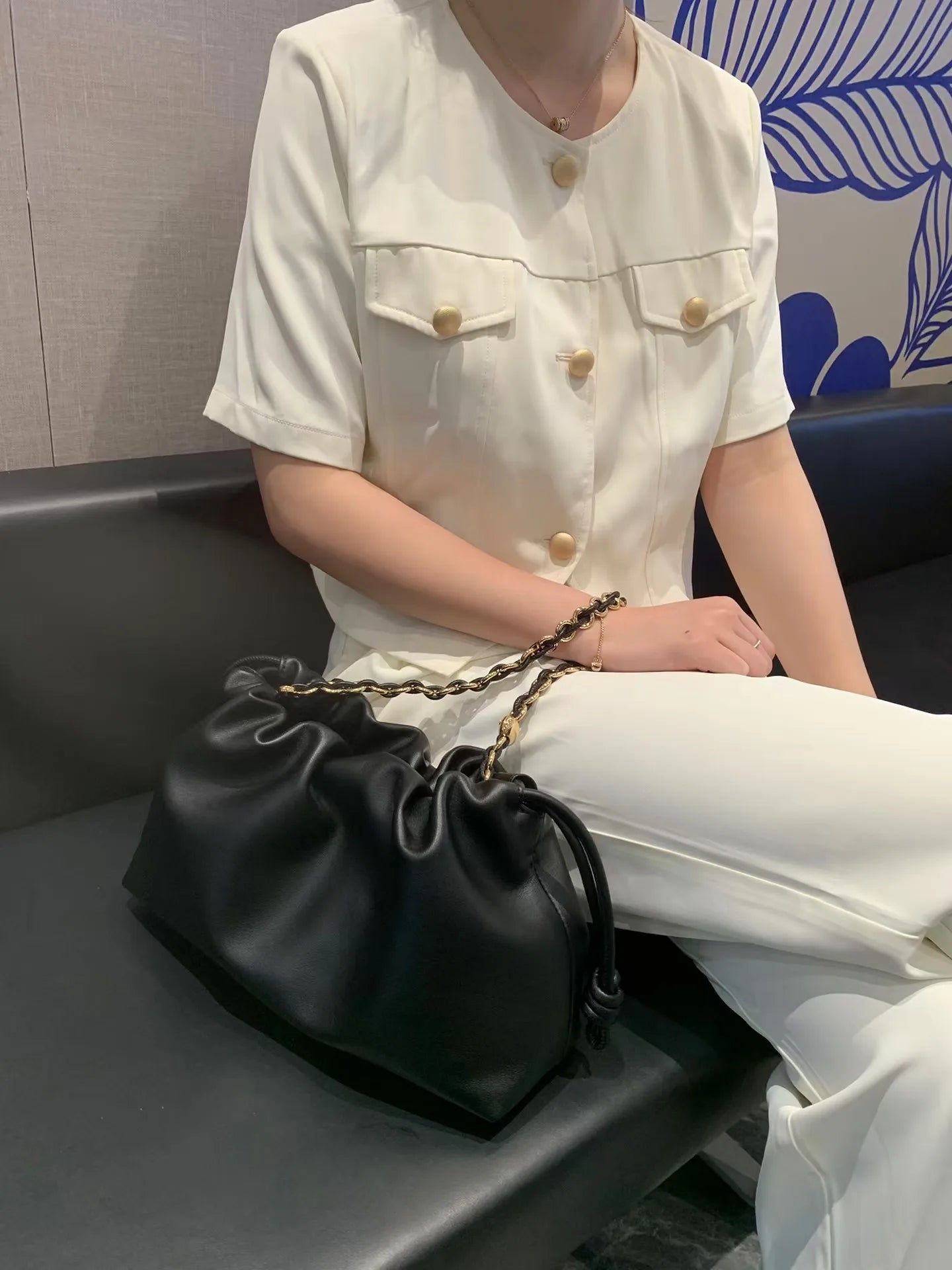 Brand Design Fashion High-grade Texture Leather Cloud Bag Luxury Ladies High Quality Cowhide Shoulder Crossbody Bags For Women