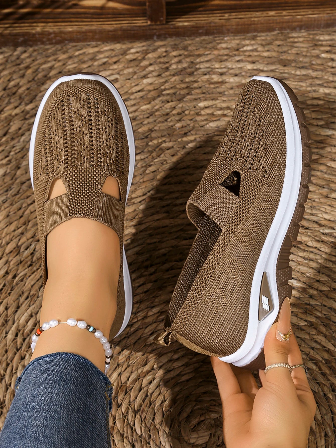 women's summer shoes - casual sneaker, Non-slip sole design, fly-woven upper is more skin-friendly sale shoes with free shipping