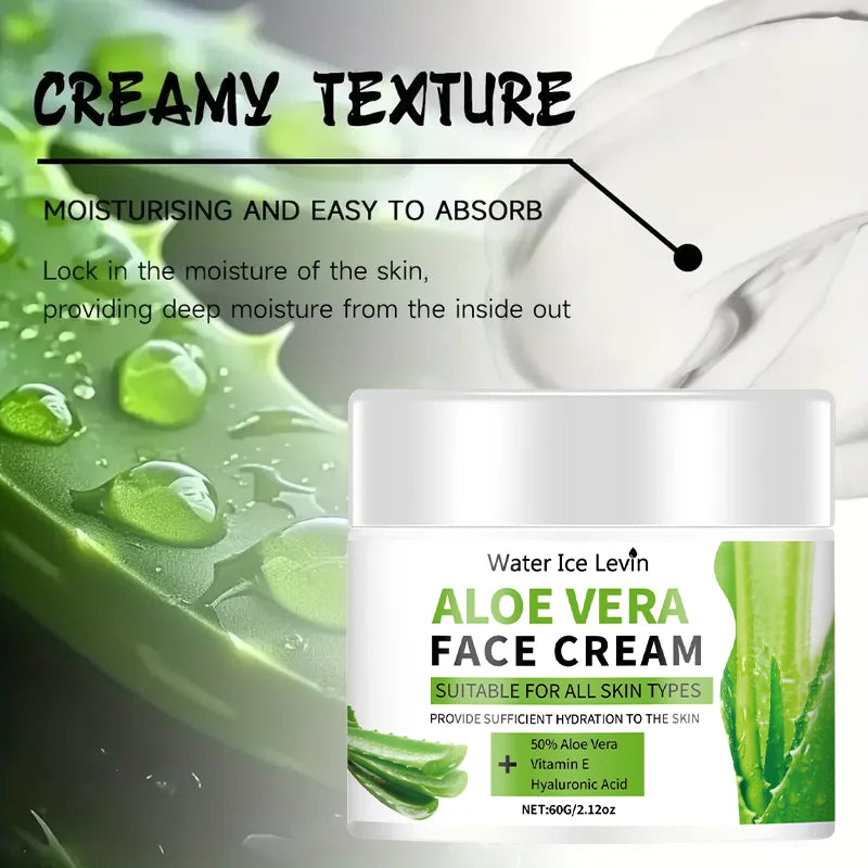 Aloe Vera & Vitamin E Moisturizer - a Soothing Moisturizer for Dry, Sensitive Skin | Leaves Face and Body Soft and Supple