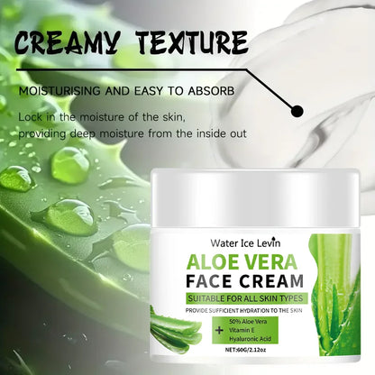 Aloe Vera & Vitamin E Moisturizer - a Soothing Moisturizer for Dry, Sensitive Skin | Leaves Face and Body Soft and Supple