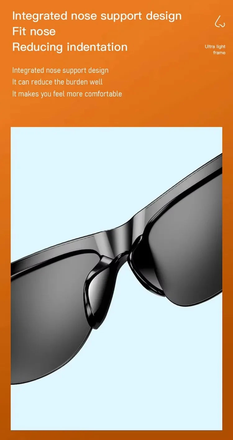 Xiaomi Bluetooth Glasses Earphones 2025 New Edition, Glasses with Earphone Function Smart Touch Waterproof Microphone Earphones Badiee Stylez