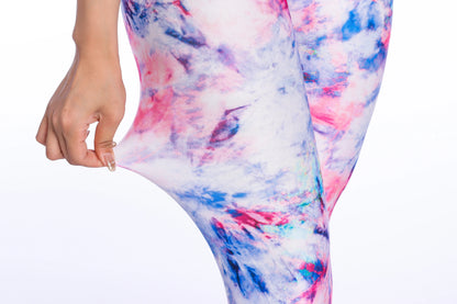 Women Leggings High Waist Cartoon Comic Beauty Print Trousers Soft Female Casual Elastic Pant