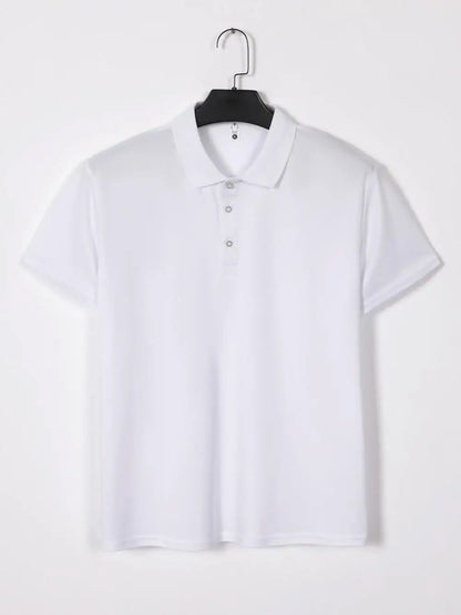 Sublimation Blank Polo Shirts Men Summer Short Sleeve Collar T Shirt Wholesale Casual Polo Tshirt For Men Camisas Para Hombres